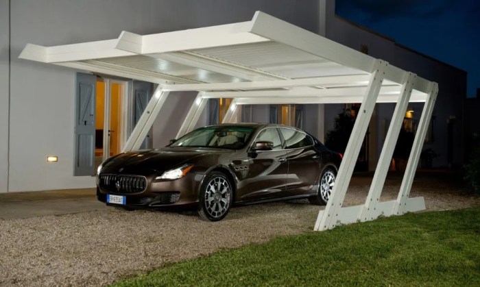 Commercial carport structures