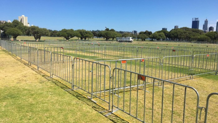 Crowd control barriers fence event rent security panels request quote steel Crowd control barriers fence event rent security panels request quote steel