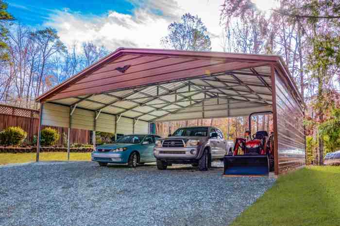 Commercial carport structures