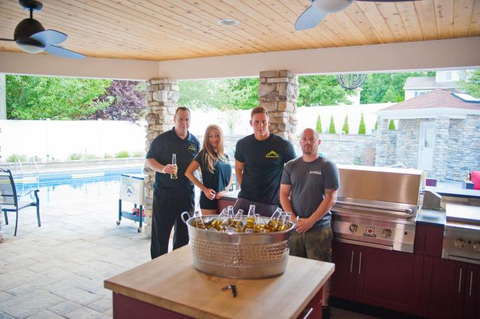 Outdoor living space designers