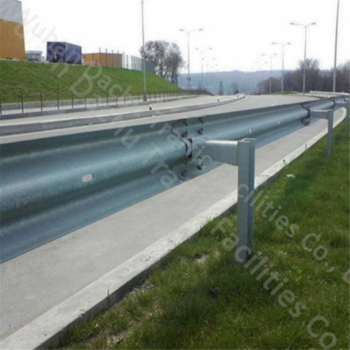 Galvanized steel barricades