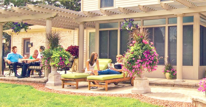 Luxury outdoor living spaces