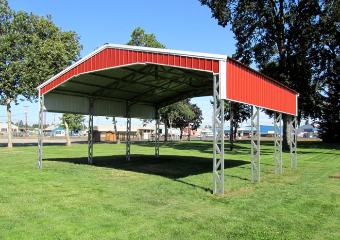 Carports steel open american carport Carports steel open american carport