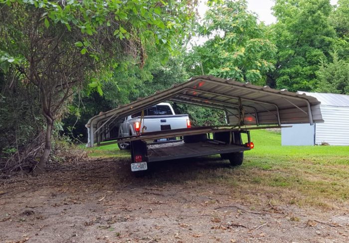 Moving a carport