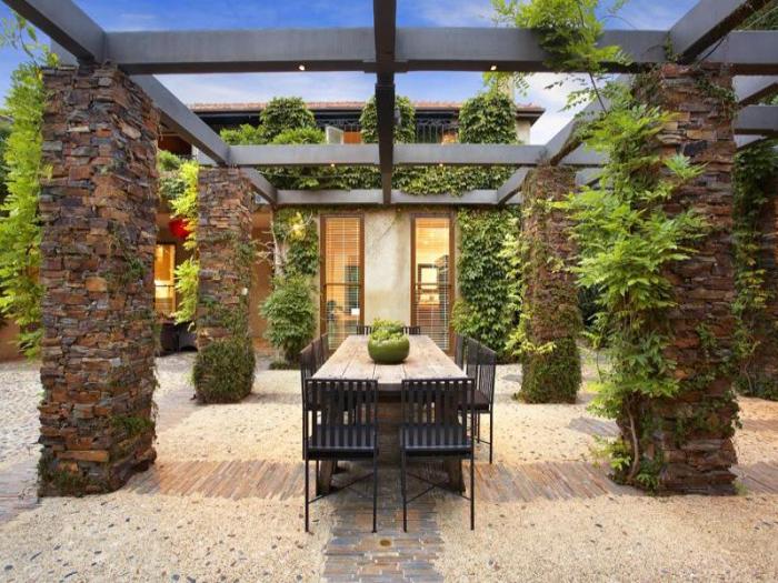 Backyard living spaces