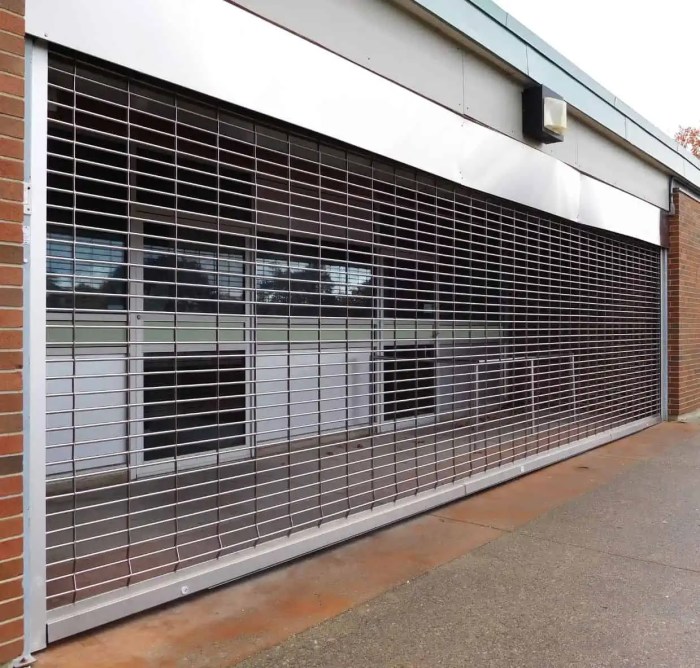 Commercial security gate systems